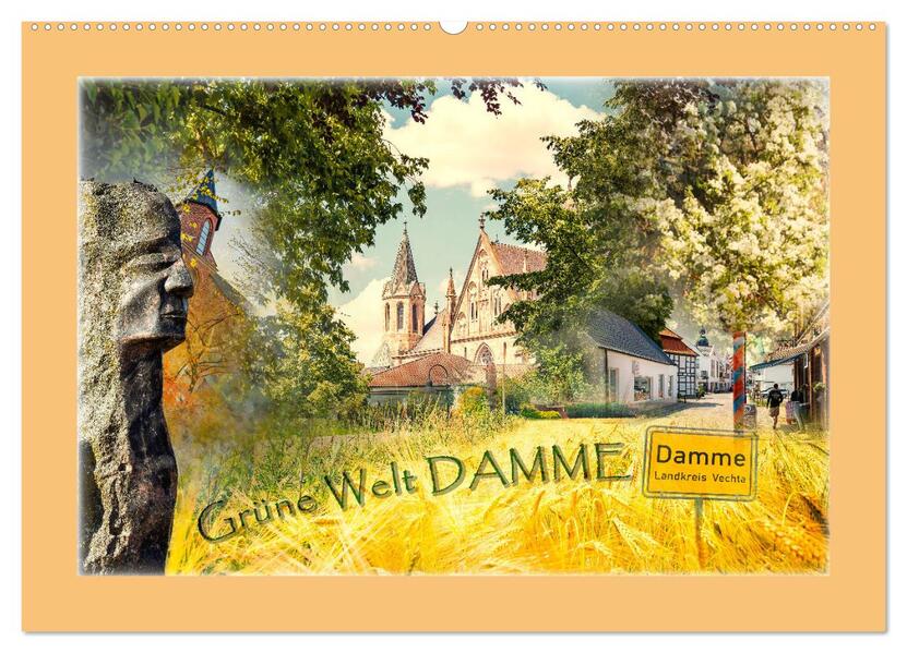 Grüne Welt DAMME (Wandkalender 2026 DIN A2 quer) CALVENDO Monatskalender