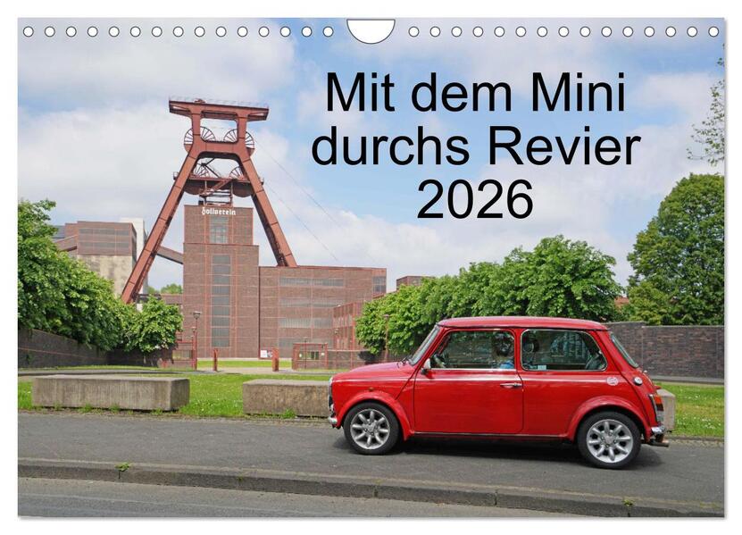 Mit dem Mini durchs Revier (Wandkalender 2026 DIN A4 quer) CALVENDO Monatskalender