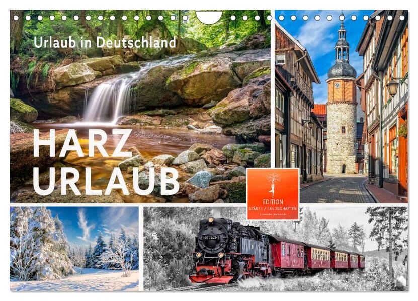 Harz - Urlaub (Wandkalender 2026 DIN A4 quer) CALVENDO Monatskalender
