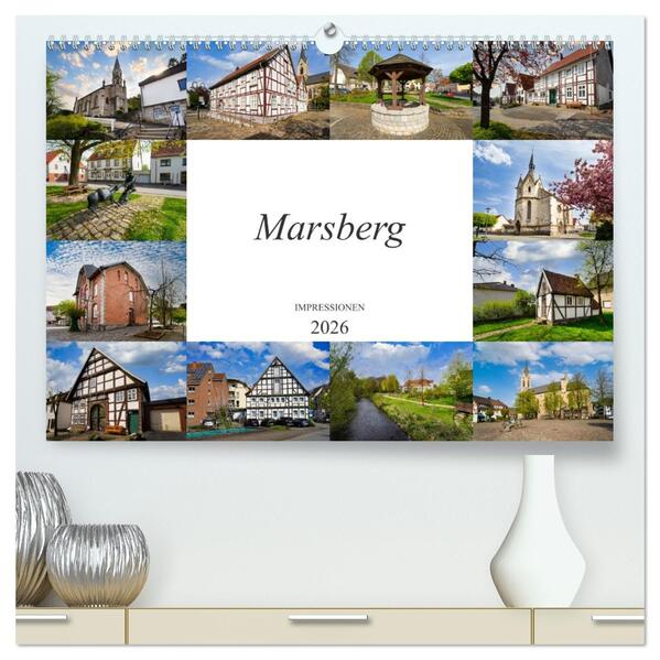Marsberg Impressionen (hochwertiger Premium Wandkalender 2026 DIN A2 quer) Kunstdruck in Hochglanz