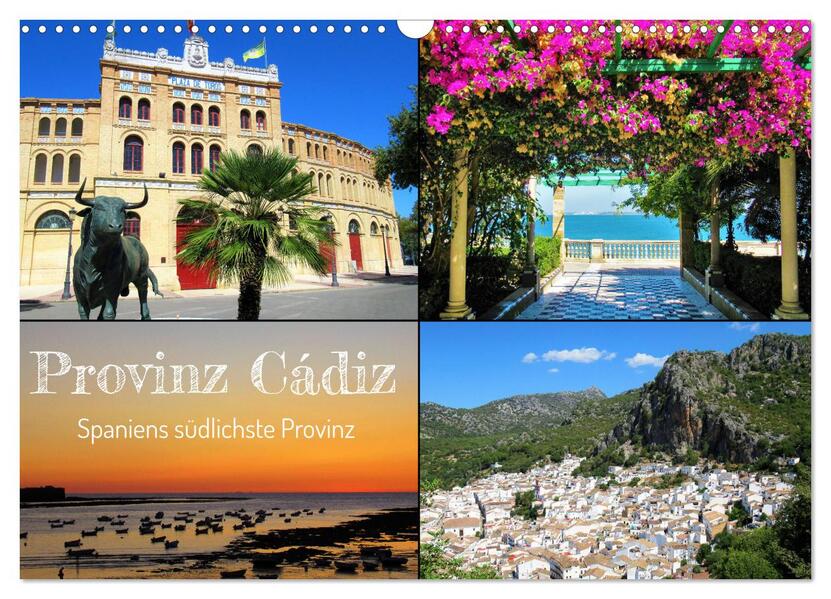 Provinz Cádiz - Spaniens südlichste Provinz (Wandkalender 2026 DIN A3 quer) CALVENDO Monatskalender