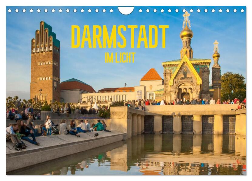 Darmstadt im Licht (Wandkalender 2026 DIN A4 quer) CALVENDO Monatskalender