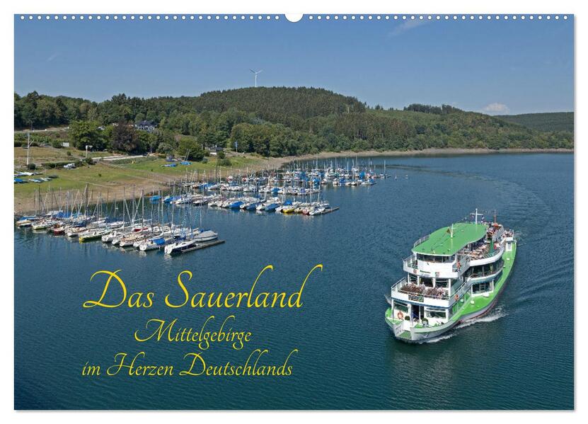 Das Sauerland - Mittelgebirge im Herzen Deutschlands (Wandkalender 2026 DIN A2 quer) CALVENDO Monatskalender