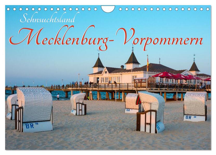 Sehnsuchtsland Mecklenburg-Vorpommern (Wandkalender 2026 DIN A4 quer) CALVENDO Monatskalender