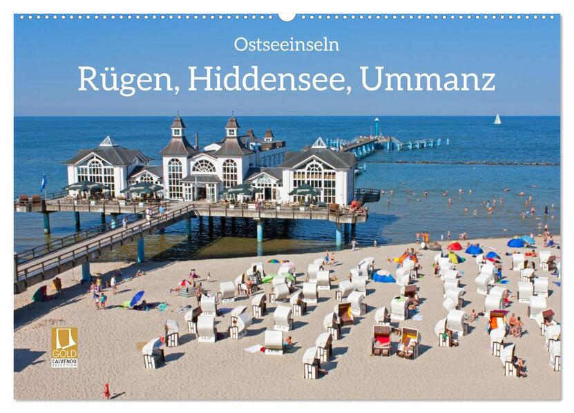 Ostseeinseln Rügen Hiddensee Ummanz (Wandkalender 2026 DIN A2 quer) CALVENDO Monatskalender