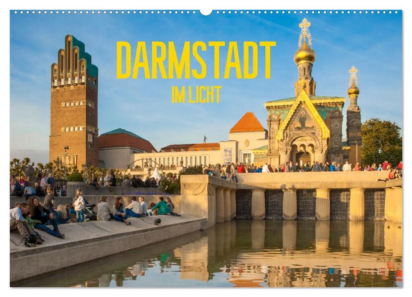Darmstadt im Licht (Wandkalender 2026 DIN A2 quer) CALVENDO Monatskalender