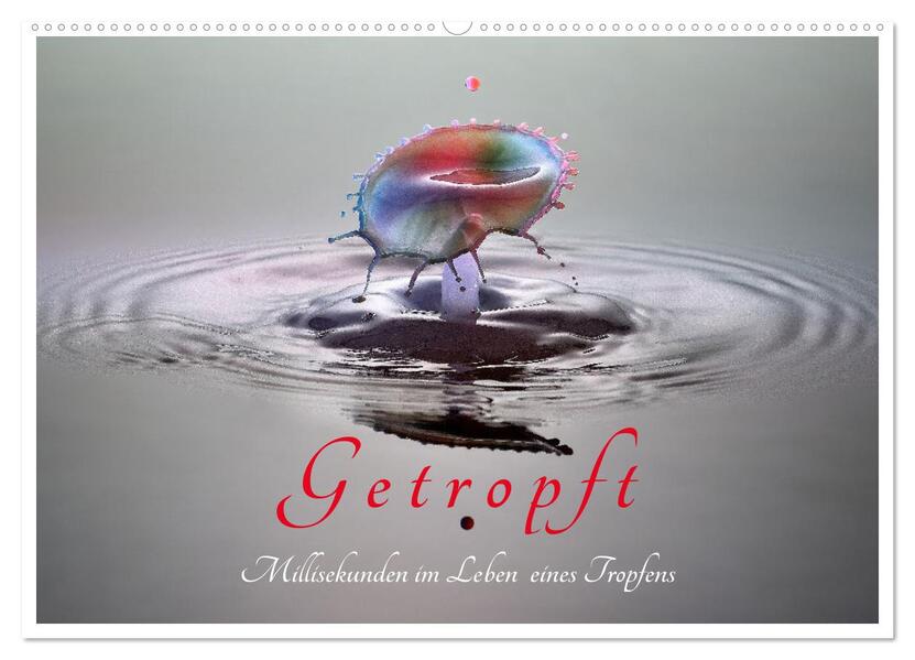Getropft (Wandkalender 2026 DIN A2 quer) CALVENDO Monatskalender