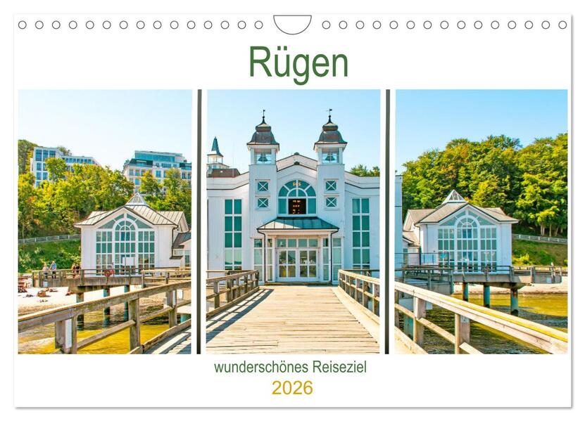 Rügen - wunderschönes Reiseziel (Wandkalender 2026 DIN A4 quer) CALVENDO Monatskalender