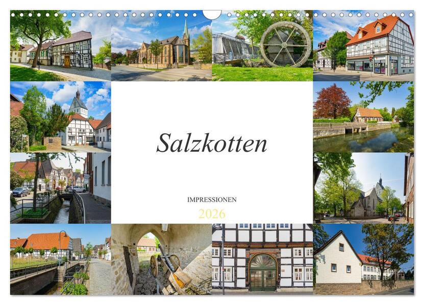 Salzkotten Impressionen (Wandkalender 2026 DIN A3 quer) CALVENDO Monatskalender