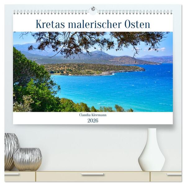 Kretas malerischer Osten (hochwertiger Premium Wandkalender 2026 DIN A2 quer) Kunstdruck in Hochglanz