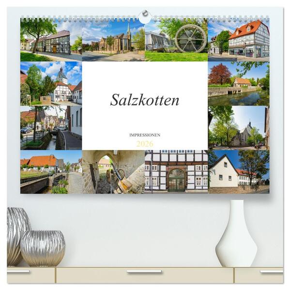 Salzkotten Impressionen (hochwertiger Premium Wandkalender 2026 DIN A2 quer) Kunstdruck in Hochglanz