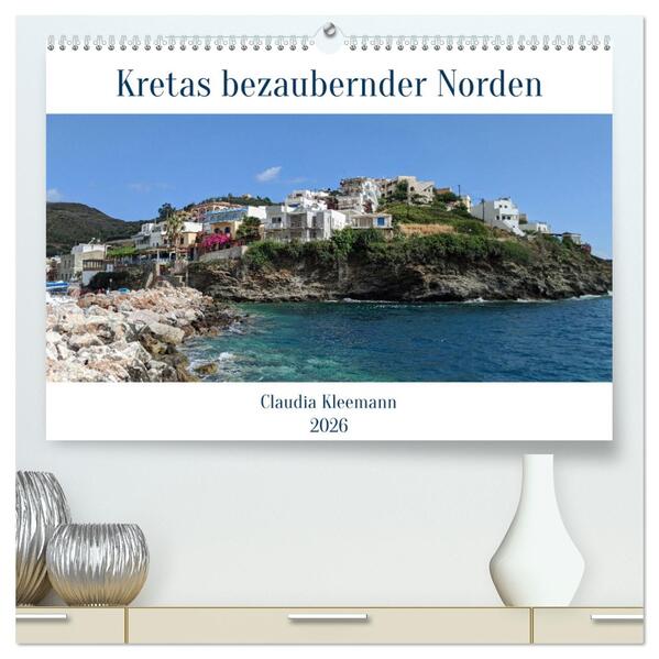 Kretas bezaubernder Norden (hochwertiger Premium Wandkalender 2026 DIN A2 quer) Kunstdruck in Hochglanz