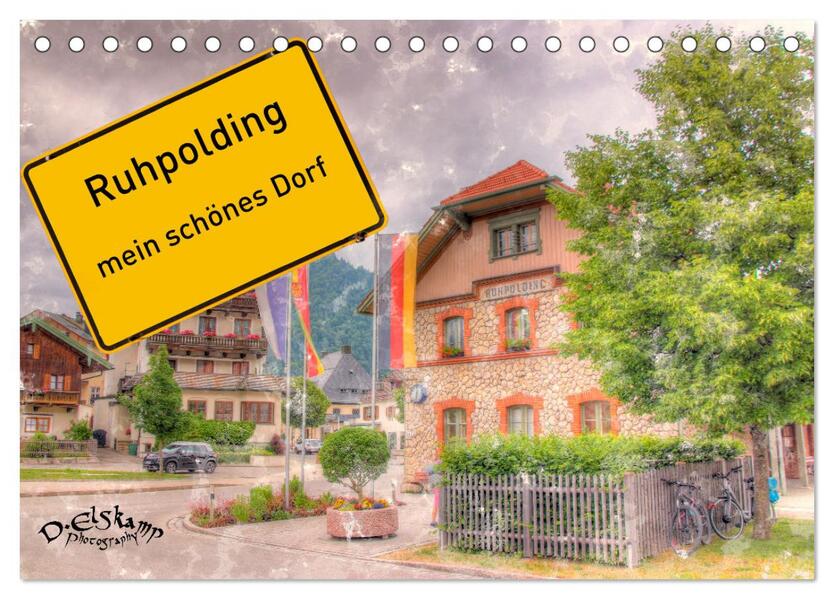 Ruhpolding mein schönes Dorf (Tischkalender 2026 DIN A5 quer) CALVENDO Monatskalender
