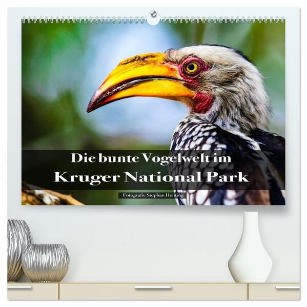 Die bunte Vogelwelt im Kruger National Park (hochwertiger Premium Wandkalender 2026 DIN A2 quer) Kunstdruck in Hochglanz