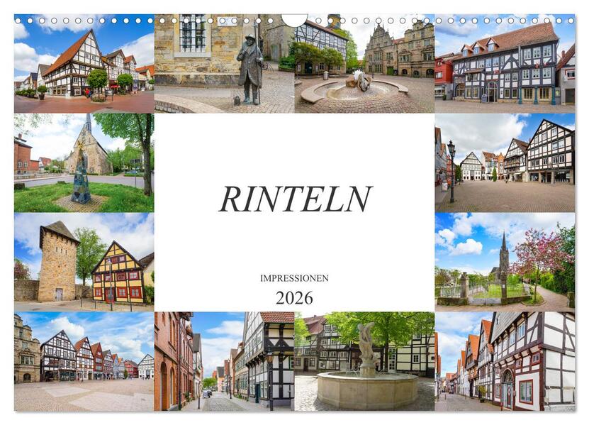 Rinteln Impressionen (Wandkalender 2026 DIN A3 quer) CALVENDO Monatskalender