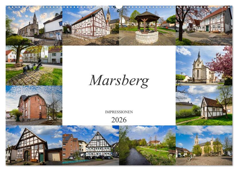 Marsberg Impressionen (Wandkalender 2026 DIN A2 quer) CALVENDO Monatskalender