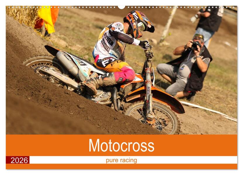 Motocross 2026 (Wandkalender 2026 DIN A2 quer) CALVENDO Monatskalender
