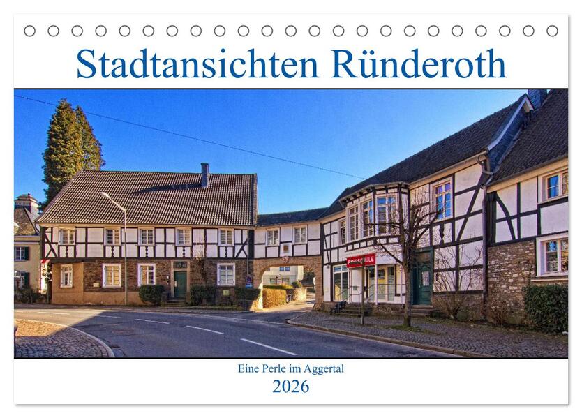 Stadtansichten Ründeroth (Tischkalender 2026 DIN A5 quer) CALVENDO Monatskalender