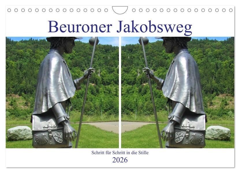 Beuroner Jakobsweg (Wandkalender 2026 DIN A4 quer) CALVENDO Monatskalender