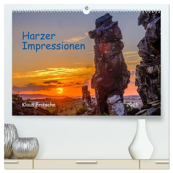 Harzer Impressionen - Natur Kultur und Geschichte (hochwertiger Premium Wandkalender 2026 DIN A2 quer) Kunstdruck in Hochglanz