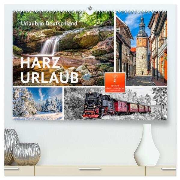 Harz - Urlaub (hochwertiger Premium Wandkalender 2026 DIN A2 quer) Kunstdruck in Hochglanz
