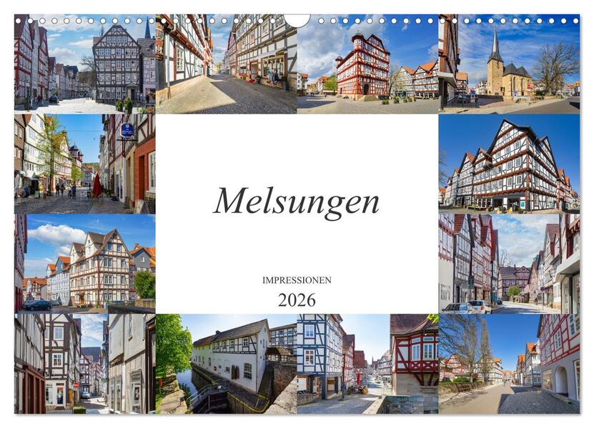 Melsungen Impressionen (Wandkalender 2026 DIN A3 quer) CALVENDO Monatskalender