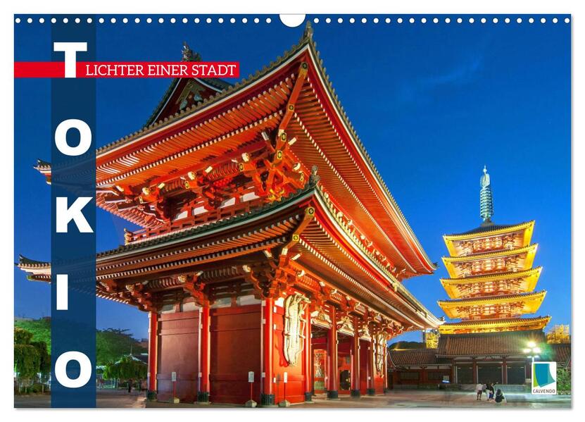 Tokio: Lichter einer Stadt (Wandkalender 2026 DIN A3 quer) CALVENDO Monatskalender