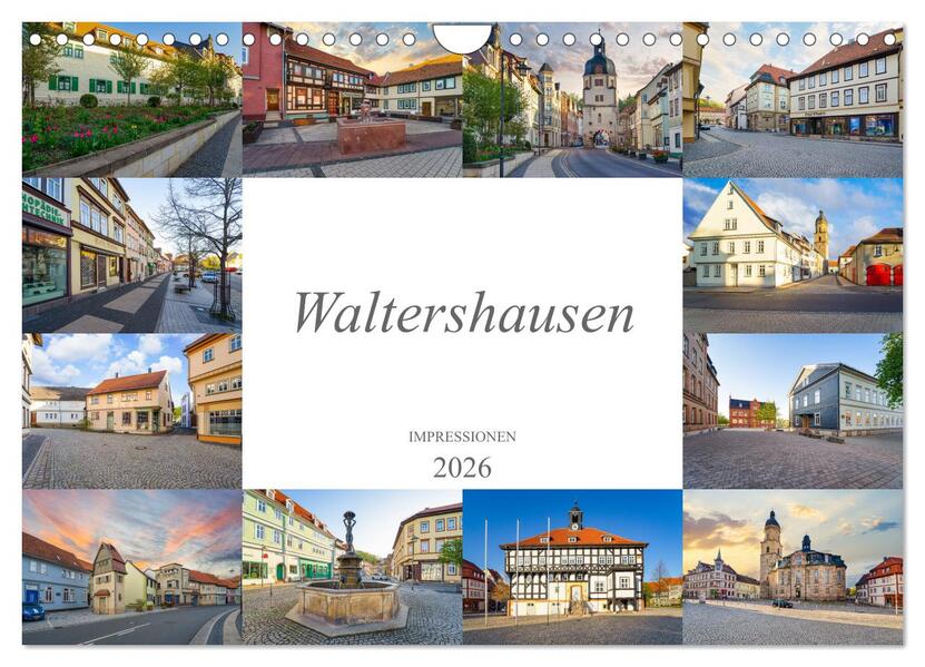 Waltershausen Impressionen (Wandkalender 2026 DIN A4 quer) CALVENDO Monatskalender
