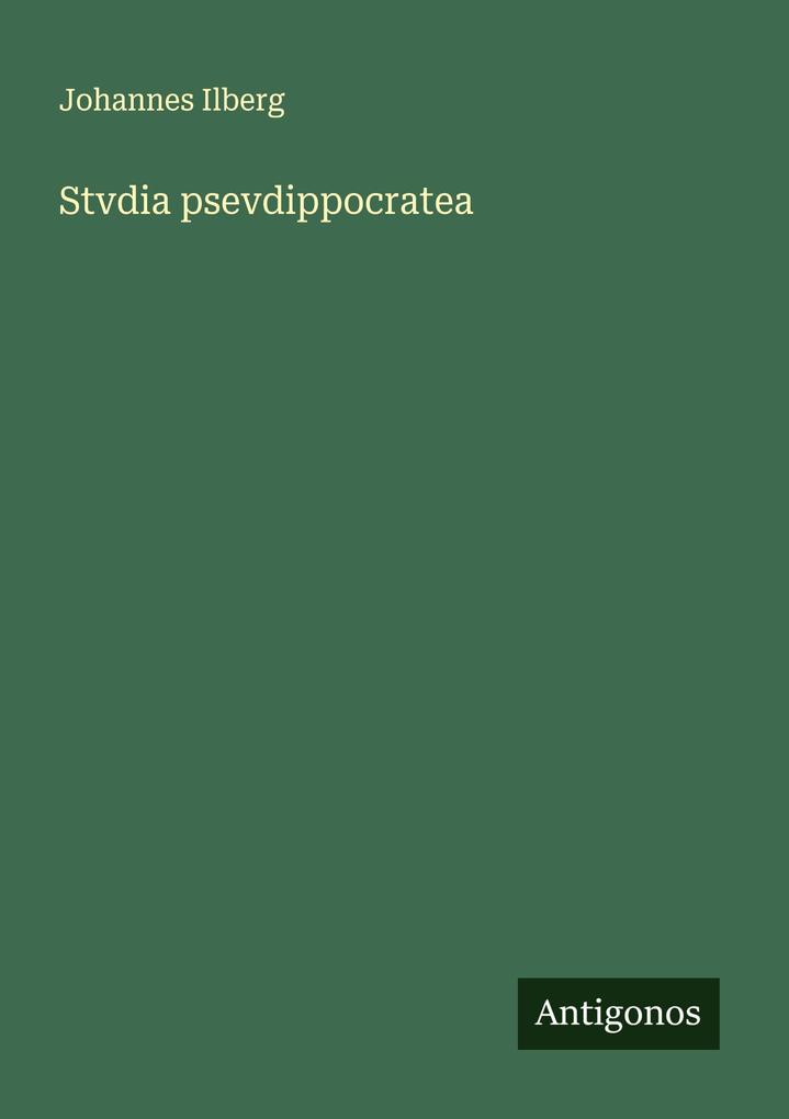 Stvdia psevdippocratea