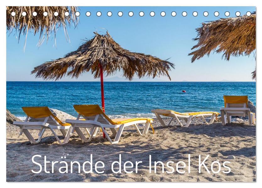 Strände der Insel Kos (Tischkalender 2026 DIN A5 quer) CALVENDO Monatskalender