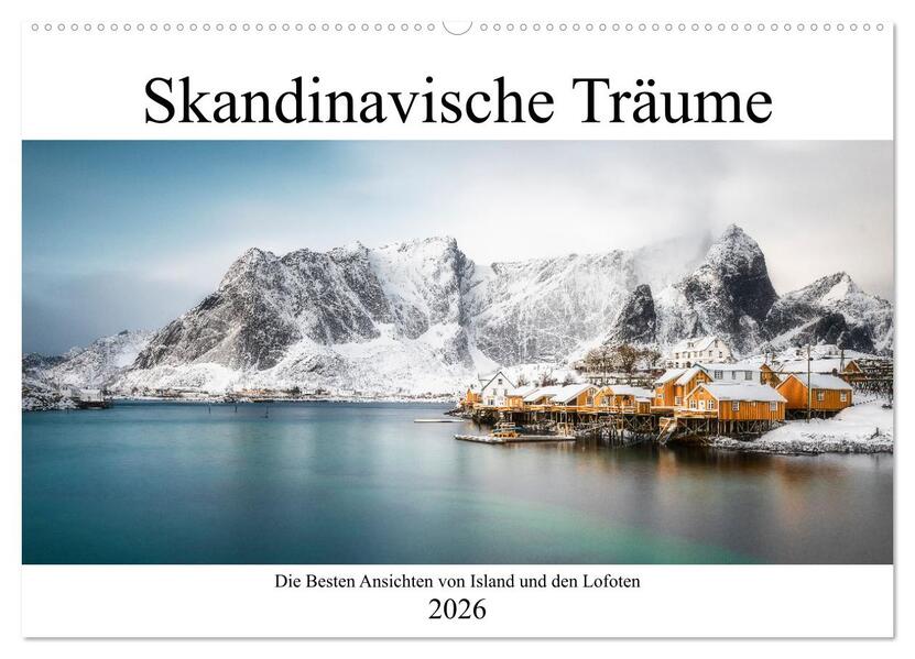 Skandinavischer Traum (Wandkalender 2026 DIN A2 quer) CALVENDO Monatskalender