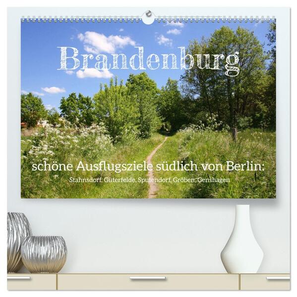 Brandenburg - schöne Ausflugsziele südlich von Berlin (hochwertiger Premium Wandkalender 2026 DIN A2 quer) Kunstdruck in Hochglanz