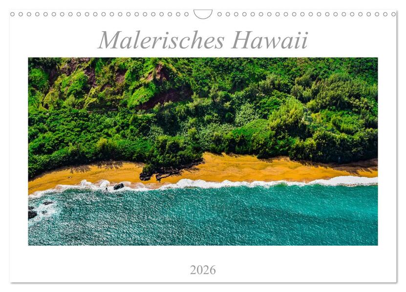 Malerisches Hawaii (Wandkalender 2026 DIN A3 quer) CALVENDO Monatskalender