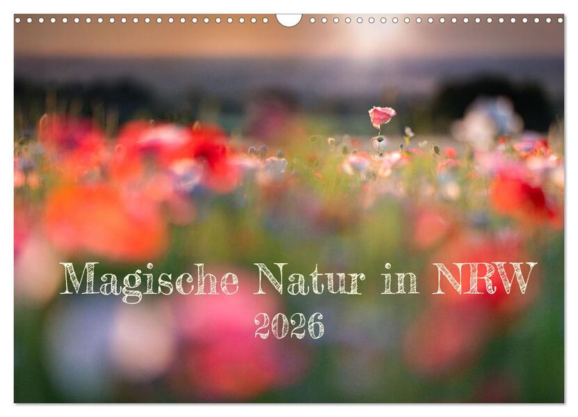 Magische Natur in NRW 2026 (Wandkalender 2026 DIN A3 quer) CALVENDO Monatskalender