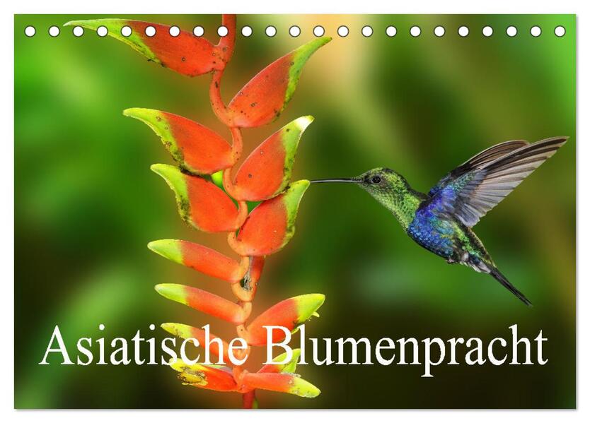 Asiatische Blumenpracht (Tischkalender 2026 DIN A5 quer) CALVENDO Monatskalender