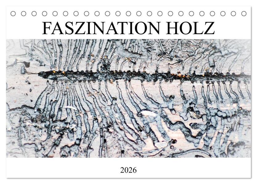 Faszination Holz (Tischkalender 2026 DIN A5 quer) CALVENDO Monatskalender