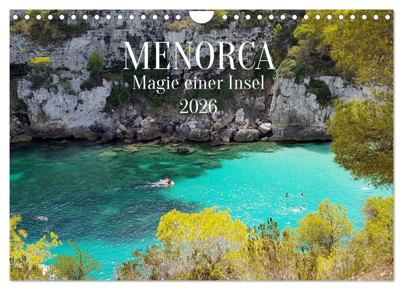 MENORCA Magie einer Insel (Wandkalender 2026 DIN A4 quer) CALVENDO Monatskalender
