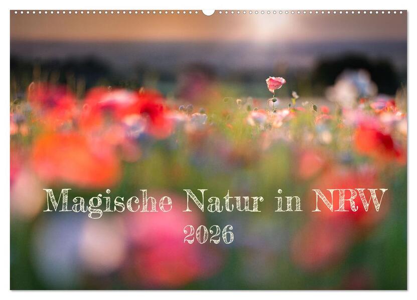 Magische Natur in NRW 2026 (Wandkalender 2026 DIN A2 quer) CALVENDO Monatskalender