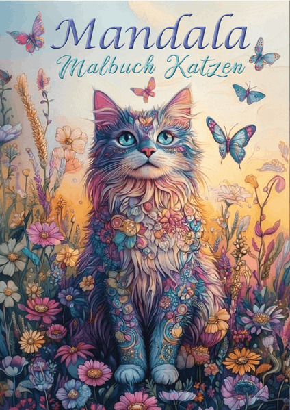Mandala Malbuch Katzen für Kinder ab 8 Jahren Teenager und Erwachsene mit 50 schönen Ausmalmotiven