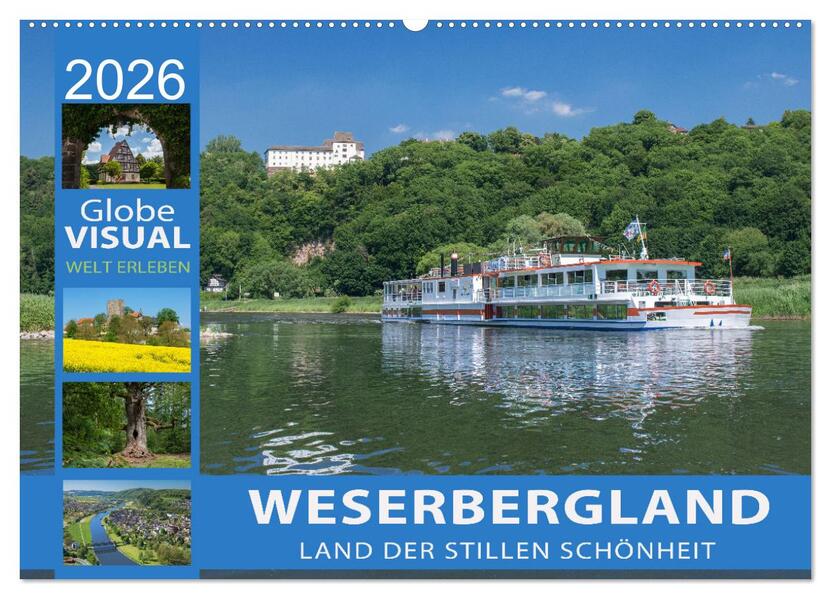 WESERBERGLAND - Land der stillen Schönheit (Wandkalender 2026 DIN A2 quer) CALVENDO Monatskalender