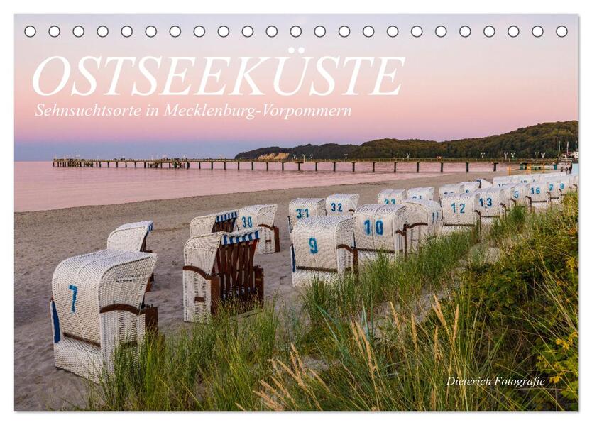 OSTSEEKÜSTE Sehnsuchtsorte in Mecklenburg-Vorpommern (Tischkalender 2026 DIN A5 quer) CALVENDO Monatskalender