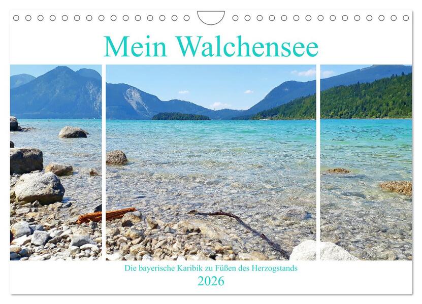 Mein Walchensee - Die bayerische Karibik zu Füßen des Herzogstands (Wandkalender 2026 DIN A4 quer) CALVENDO Monatskalender