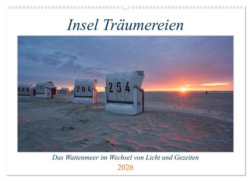 Insel Träumereien (Wandkalender 2026 DIN A2 quer) CALVENDO Monatskalender