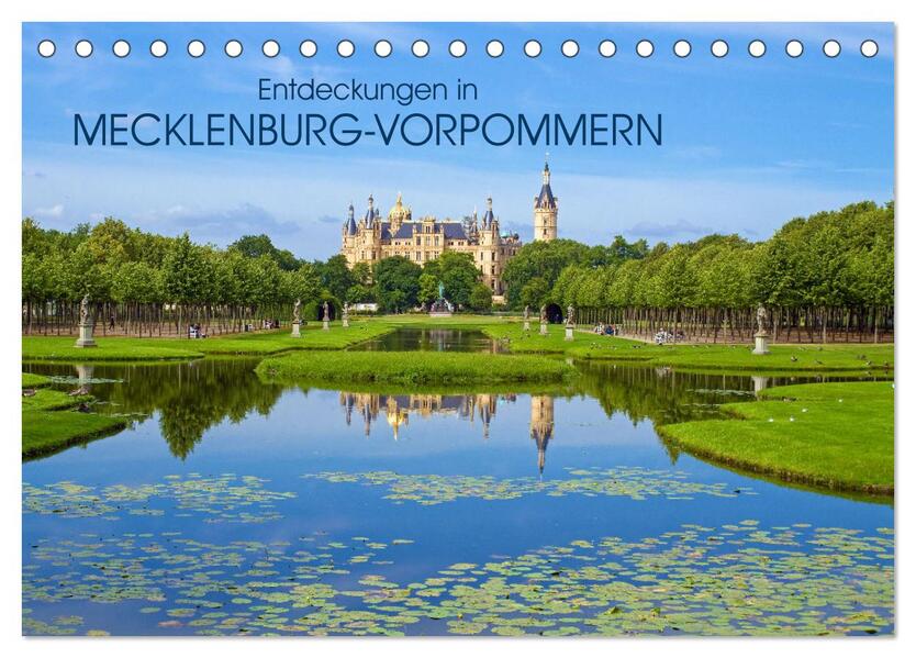 Entdeckungen in Mecklenburg-Vorpommern (Tischkalender 2026 DIN A5 quer) CALVENDO Monatskalender