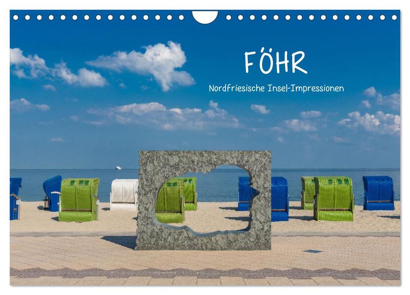 Föhr - Nordfriesische Insel Impressionen (Wandkalender 2026 DIN A4 quer) CALVENDO Monatskalender