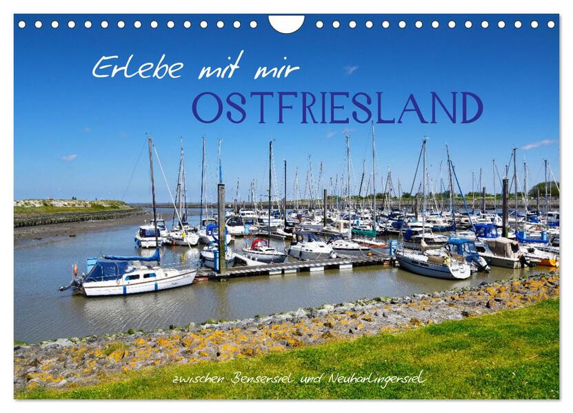 Erlebe mit mir Ostfriesland (Wandkalender 2026 DIN A4 quer) CALVENDO Monatskalender