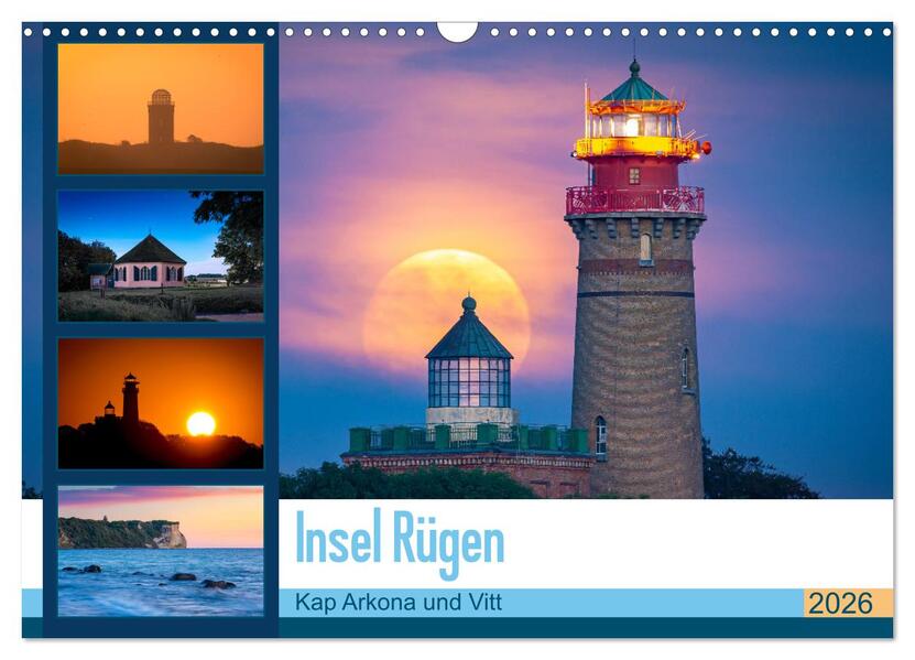 Insel Rügen - Kap Arkona und Vitt (Wandkalender 2026 DIN A3 quer) CALVENDO Monatskalender