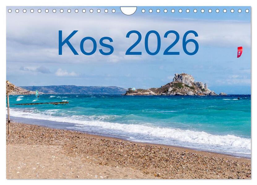 Kos 2026 (Wandkalender 2026 DIN A4 quer) CALVENDO Monatskalender