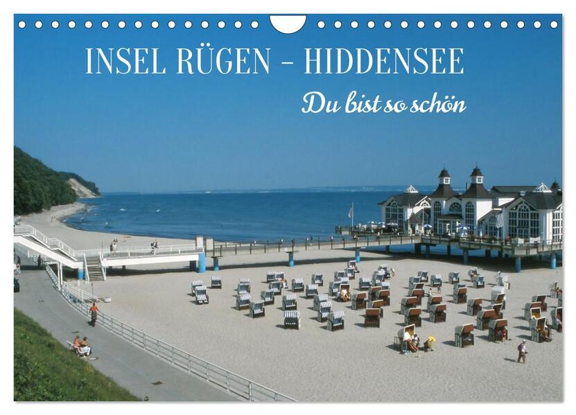 INSEL RÜGEN - HIDDENSEE. Du bist so schön. (Wandkalender 2026 DIN A4 quer) CALVENDO Monatskalender