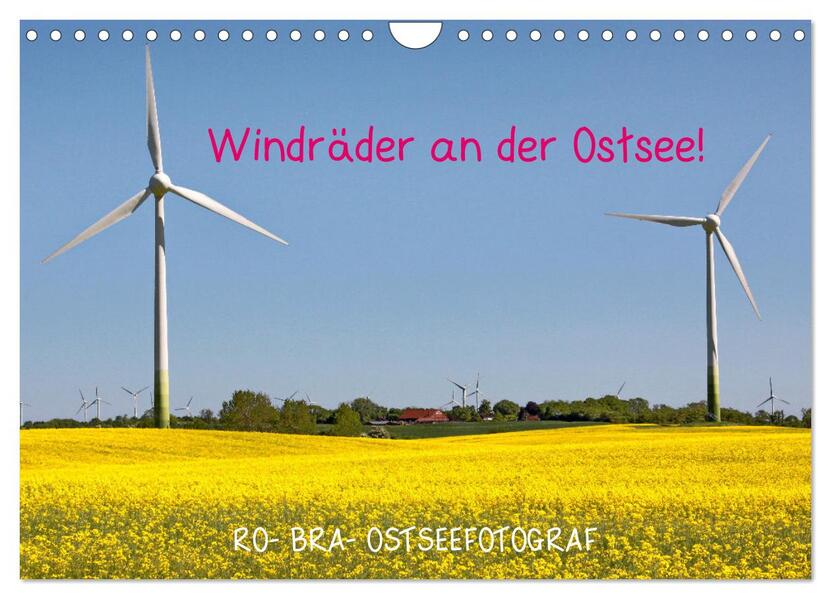 Windräder an der Ostsee! (Wandkalender 2026 DIN A4 quer) CALVENDO Monatskalender